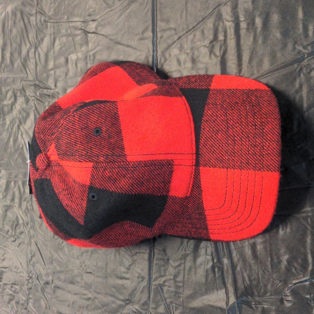Red Flannel Hat New with Tags